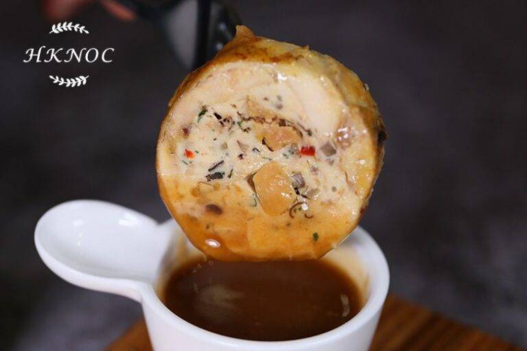 野菌蘑菇鴨肝釀雞卷3