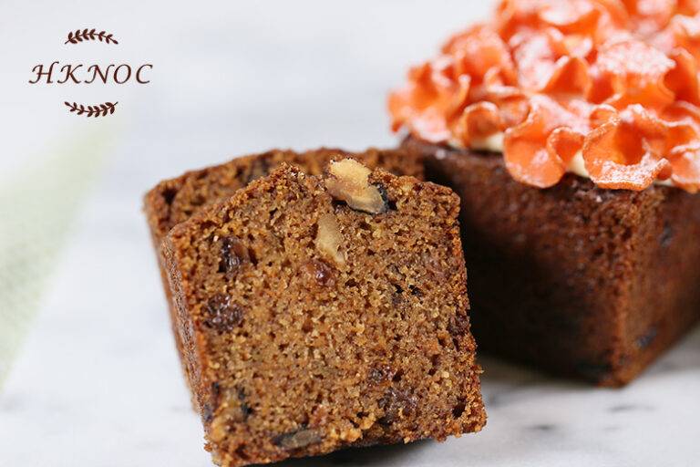 甘笋磅蛋糕配忌廉芝士餡&香蕉山合桃磅蛋糕配焦糖醬