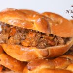 燴黑椒汁西班牙豬面肉配蕃茄粗鹽麵包