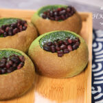 綠茶紅豆麻糬法式布甸麵包