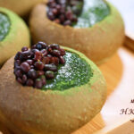 綠茶紅豆麻糬法式布甸麵包