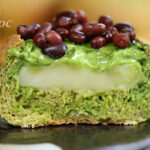 綠茶紅豆麻糬法式布甸麵包