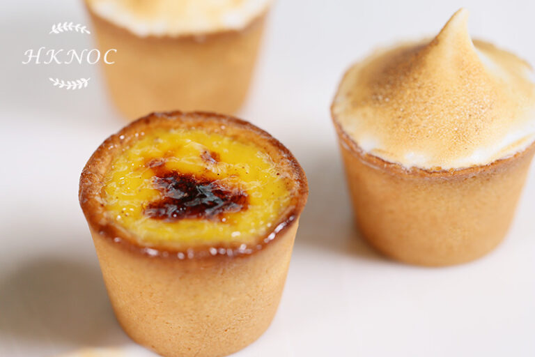 德式熱情果撻配火焰雪山熱情果撻