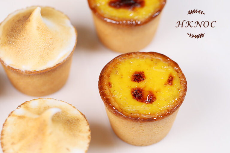 德式熱情果撻配火焰雪山熱情果撻