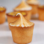 德式熱情果撻配火焰雪山熱情果撻