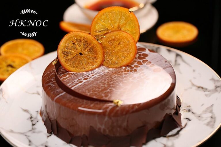 香橙果醬朱古力鏡面蛋糕