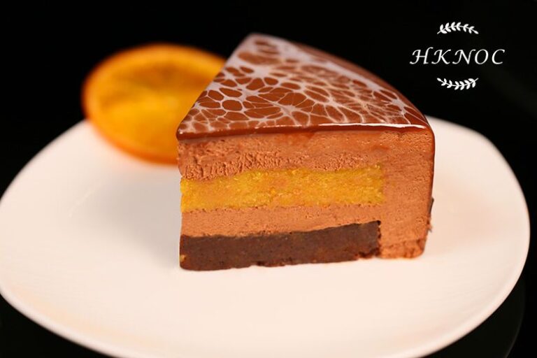 香橙果醬朱古力鏡面蛋糕