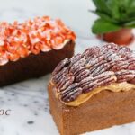 甘筍磅蛋糕配忌廉芝士餡&香蕉山合桃磅蛋糕配焦糖醬