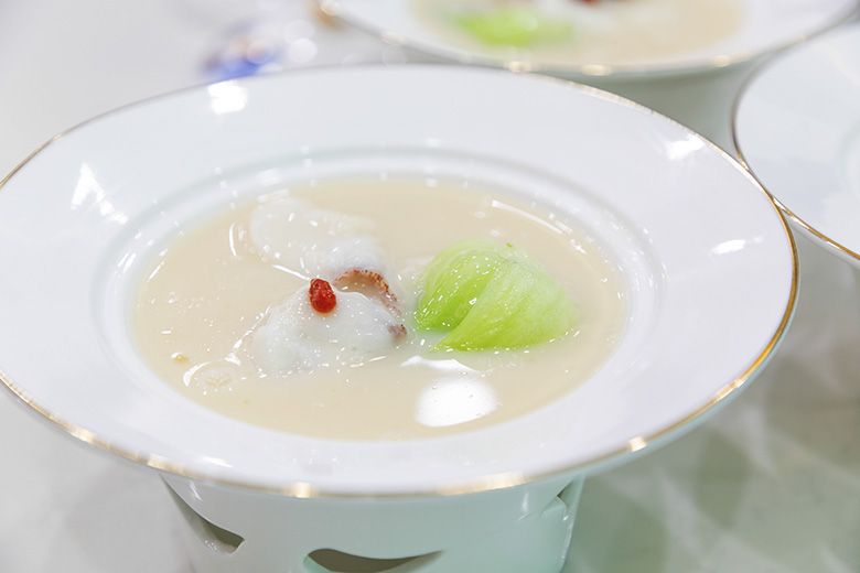 濃湯東星斑 + 沙茶鴨塊