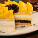 芒果椰汁黑糯米蛋糕