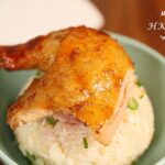 酒香桂花烤雞配蛋白魚鬆炒飯