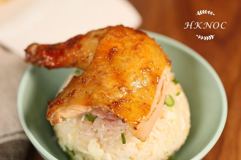 酒香桂花烤雞配蛋白魚鬆炒飯