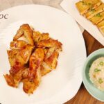 酒香桂花烤雞配蛋白魚鬆炒飯
