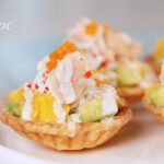 焗酥皮盞配海鮮牛油果青芥末醬