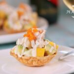 焗酥皮盞配海鮮牛油果青芥末醬