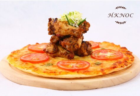 3D 立體薄餅配醬烤雞翼鎚