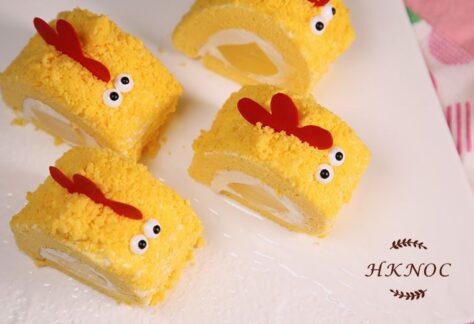 復活小雞忌廉卷蛋