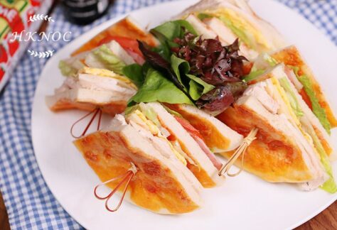 雜錦薄餅之公司三文治