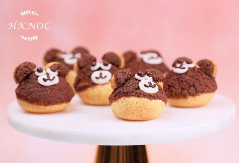 泰迪熊朱古力泡芙