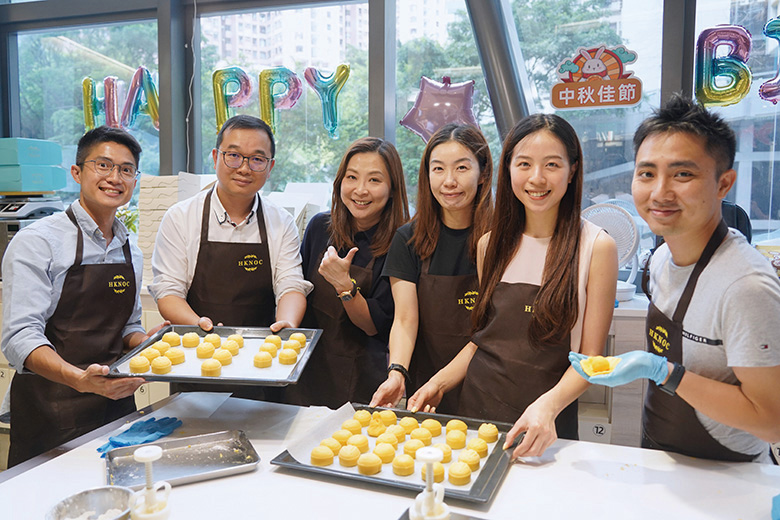HKNOC 為品牌客戶安排的中秋月餅製作活動